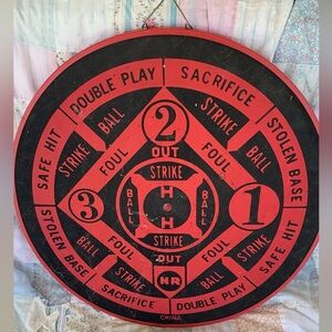 Sportcraft 17" Double Sided Dart Board Baseball